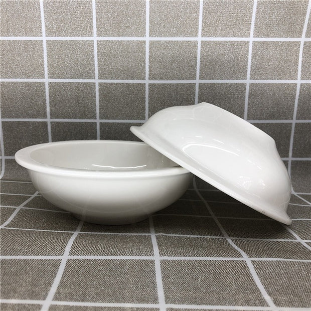 Pet food bowl ceramic double bowl food bowl