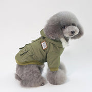 Pet clothes military coat